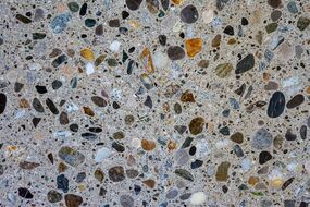 Caramel Hausblick - Bodendetail des geschliffenen Bodens